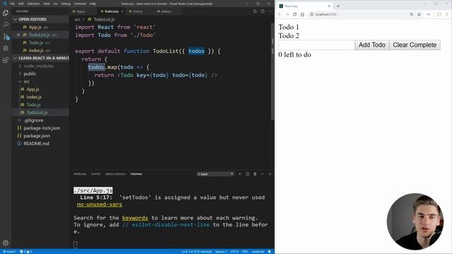 Learn React In 30 Minutes смотреть онлайн