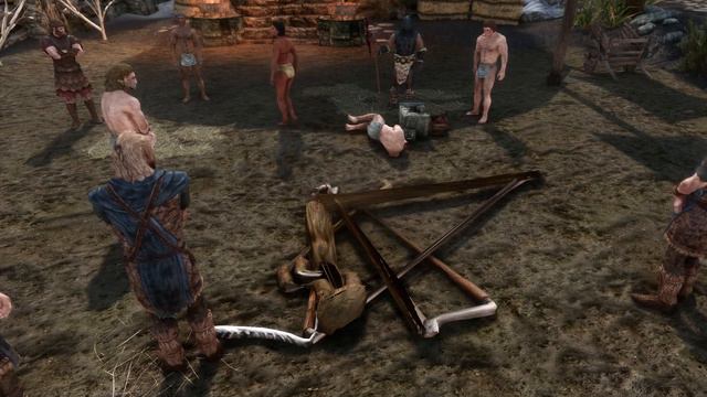 Dismembered Khajiit. Skyrim Anniversary Edition смотреть онлайн