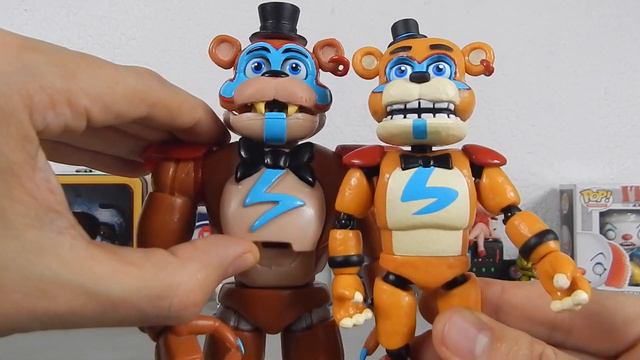 GLAMROCK FREDDY BOOTLEG VS ORIGINAL; comparando la FIGURA de FUNKO contra la copia no oficial; FNAF смотреть онлайн