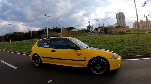 E O CIVIC VOLTOU AGORA COM NOVA COR! AMARELO COM FIBRA DE CARBONO 5D смотреть онлайн