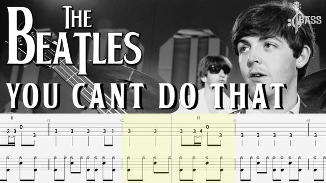 The Beatles -You cant do that (Bass + Drum Tabs) By Paul McCartney & Ringo Starr смотреть онлайн