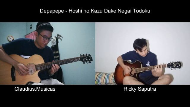Depapepe - Hoshi no Kazu Dake Negai Todoku Cover ft Ricky Saputra смотреть онлайн