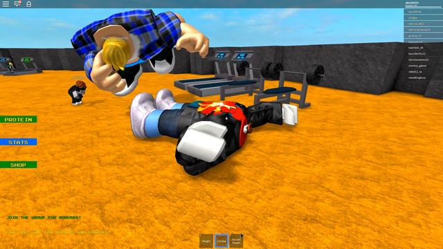 Я - самый сильный качок в мире! (ч.2) l Roblox смотреть онлайн