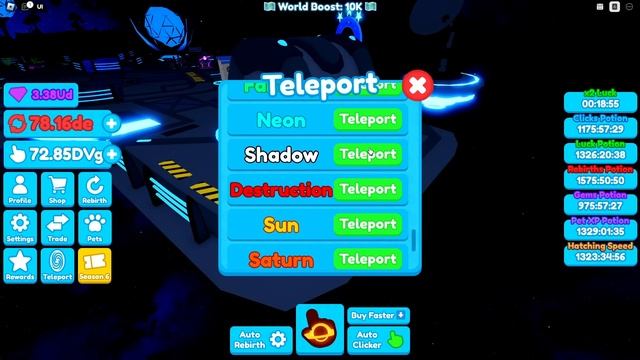 ПОПАЛ В ЧЕРНУЮ ДЫРУ В ОБНОВЛЕНИИ REBIRTH CHAMPIONS X В РОБЛОКС! ROBLOX смотреть онлайн