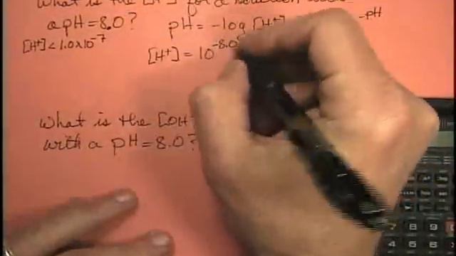 What is the [OH-] for a solution with a pH of 8.0? смотреть онлайн
