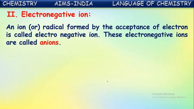8TH || LANGUAGE OF CHEMISTRY || PART - 02 || IONS AND RADICALS смотреть онлайн