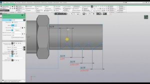 3d модель штуцера в  компас 3d