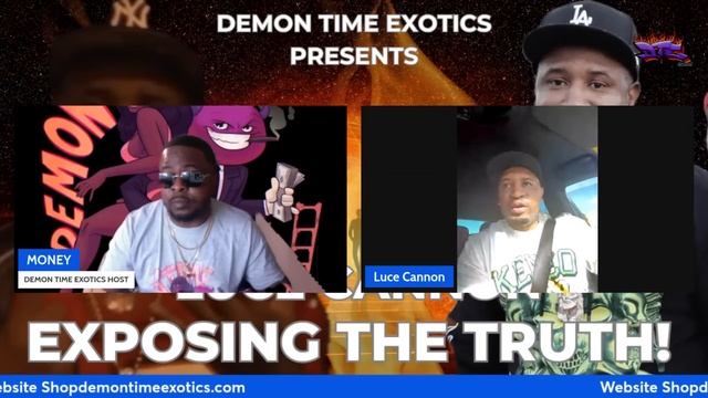 DEMON TIME EXOTICS PRESENTS: Luce Cannon Exposes the TRUTH interview. смотреть онлайн
