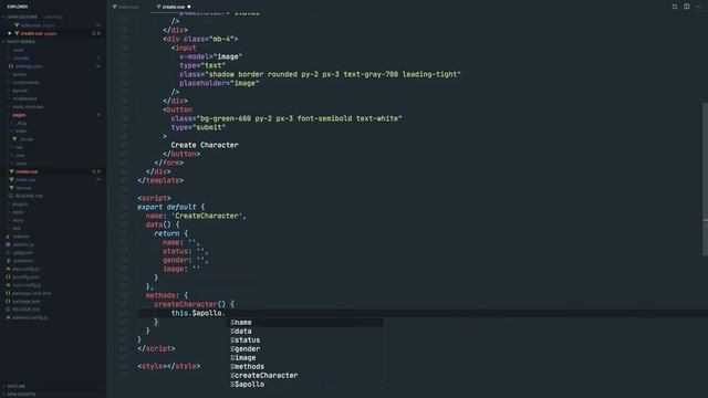 Nuxt.js Form using a GraphQL mutation смотреть онлайн