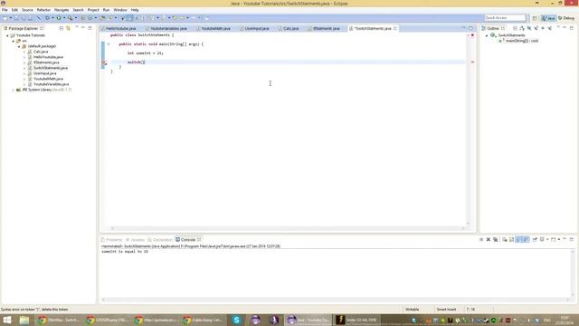 Java Programing Episode 6 (Switch Statments) (Beginner) смотреть онлайн