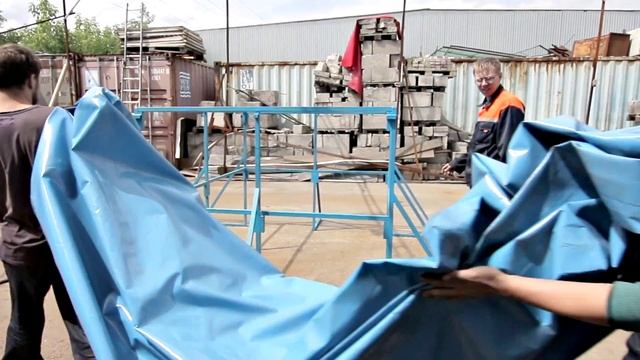 Изготовление каркасного бассейна 2,5х3х1 3 м. смотреть онлайн