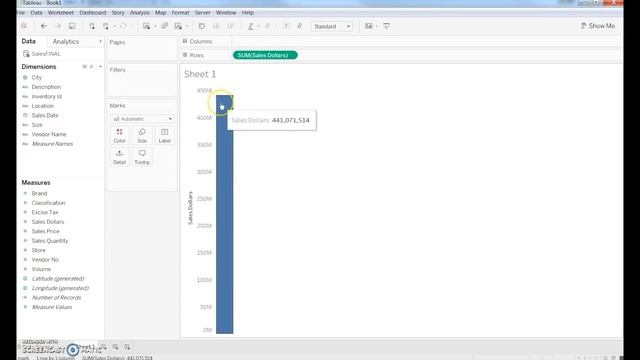 Importing Data and Creating a Visualization Using Tableau смотреть онлайн