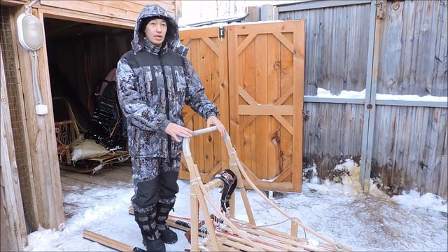 Катание на собачьей упряжке. Тюменский питомник хаски смотреть онлайн