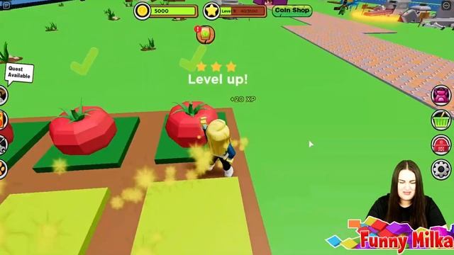 Создала свою ФЕРМУ в MY FARM Roblox смотреть онлайн