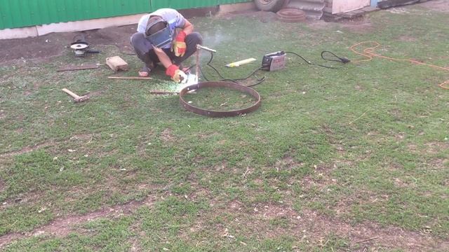 Сделали подставку под казан и садж своими руками смотреть онлайн