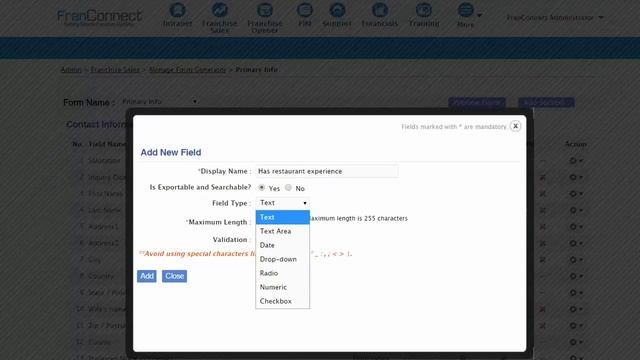 Form Generator - Franchise Sales смотреть онлайн