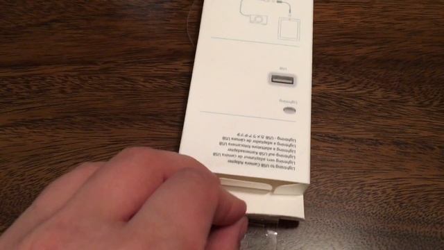 Apple Lightning to USB Camera Adapter Unboxing смотреть онлайн