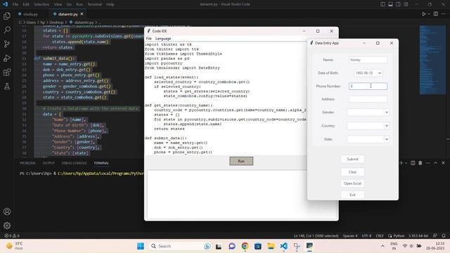 create python based IDE for all programming language and data entry app to run through it #2023 #ai смотреть онлайн