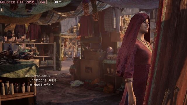 ? NVIDIA GeForce RTX 2050 [Laptop, 35W] - Uncharted: Legacy Of Thieves Gameplay Benchmarks (1080p)