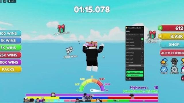 race clicker script #roblox смотреть онлайн