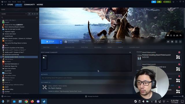 Monster Hunter MOD Steam Deck | HunterPie V2 Monster Health Bar MHW & MHR #steamdeck #mhw #mhrise