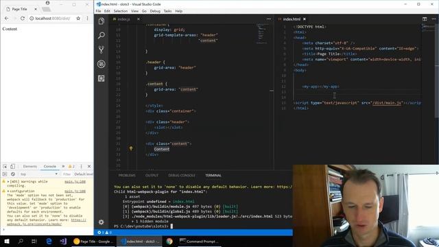 Web Components: Slots смотреть онлайн