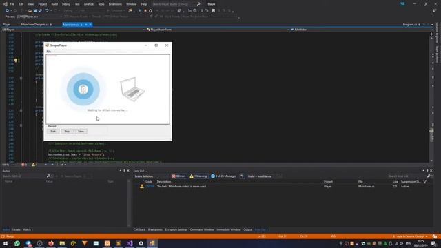[SOLVED] FileWriter WebCam Video Aforge FFmpeg dll - Visual Studio C Sharp #3 смотреть онлайн