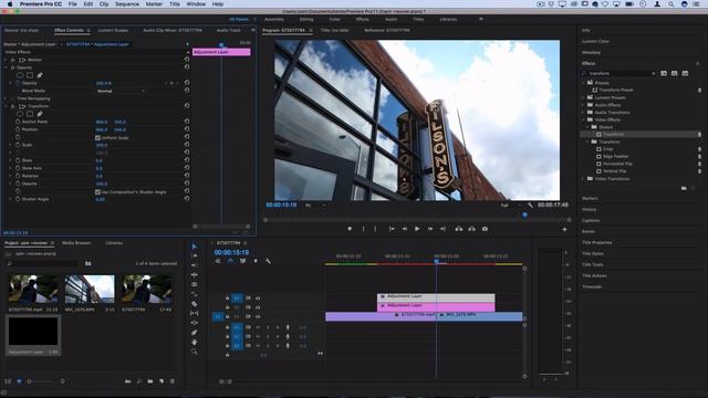 Adobe Premiere Pro CC: Smooth Spin Blur Rotation Transition Effect Tutorial (How to) смотреть онлайн