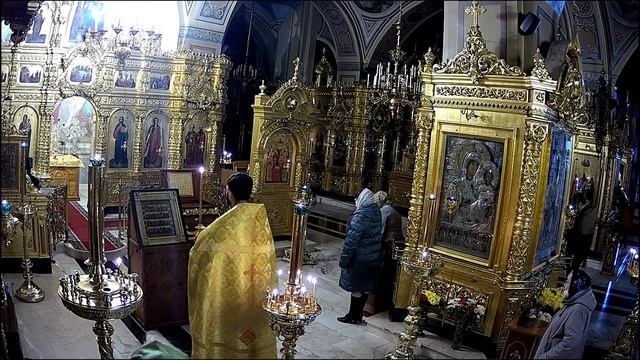 25.10.22 Вечерня и утреня. Иверской иконы Божией Матери смотреть онлайн