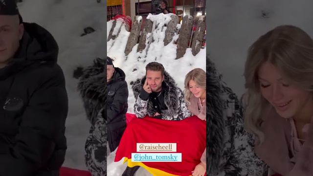 Настя Бигрина и Евгений Ромашов в stories 16.02.2022 смотреть онлайн