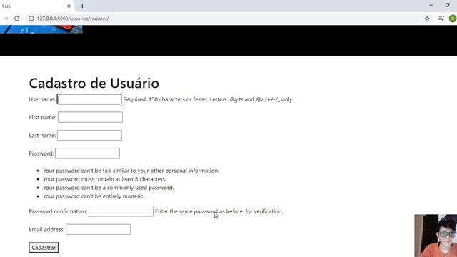 Aula 14 - Python 3 com Django - Incluindo email no cadastro do usuário смотреть онлайн