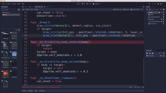 Godot 3.0: 2D Visibility with Ray-casting смотреть онлайн
