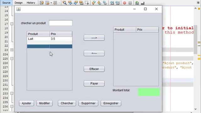 Projet java swing la gestion d'une épicerie مشروع تمهيدي لمشروع جافا partie 1 смотреть онлайн