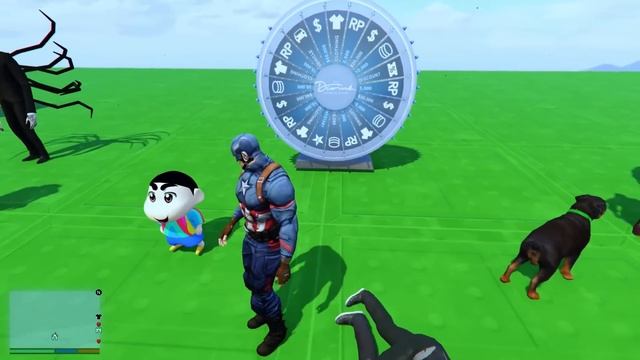 Franklin Playing Spin The Avengers Wheel Challenge In GTA 5 | Part-2 смотреть онлайн