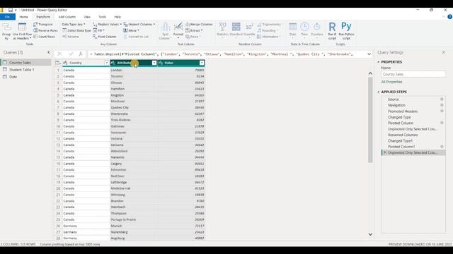 Power BI Tutorial for beginners Class 7/Pivot,Unpivot columns/Khanvi Tech смотреть онлайн