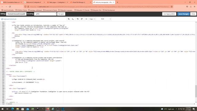 How to replace default Codeigniter 4 home page to Bootstrap 5 template using cpanel. смотреть онлайн
