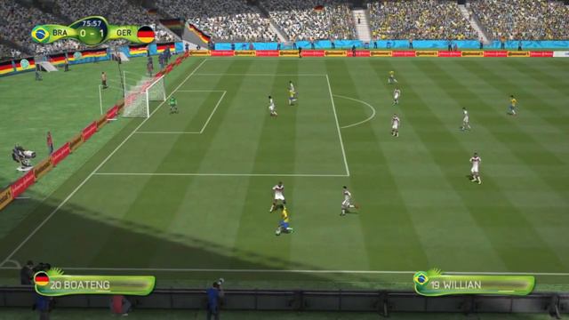 Brazil vs Germany 2014 - FIFA 14 смотреть онлайн