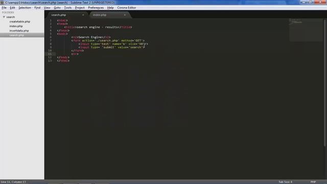 part 7 - create a simple php search engine смотреть онлайн