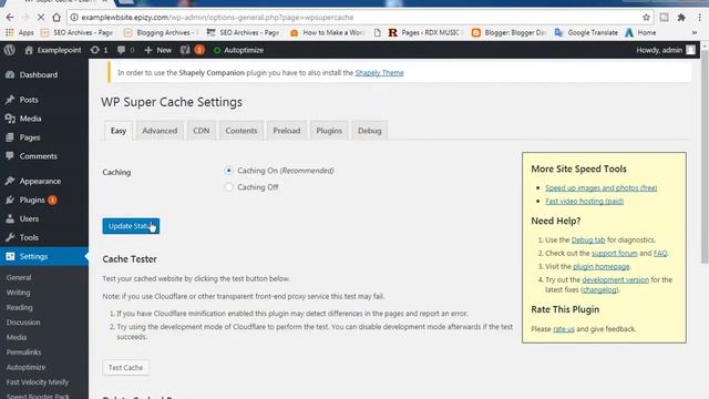 WP Super Cache plugin settings Tutorial हिंदी में смотреть онлайн