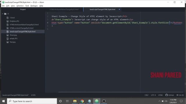 Page 3: How to change HTML Style By JavaScript | 2021 смотреть онлайн