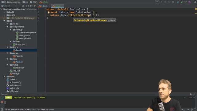 Adding a Date Filter (Pipe) | Vue.js + Vuetify + Firebase FULL PROJECT смотреть онлайн