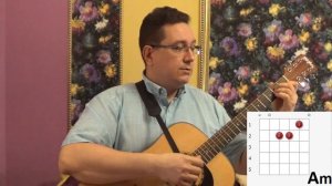 "На поле танки грохотали" под гитару (аккорды, перебор)