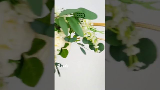 Идеальная фотозона | Оформление декором из экоцветов от Lefed смотреть онлайн