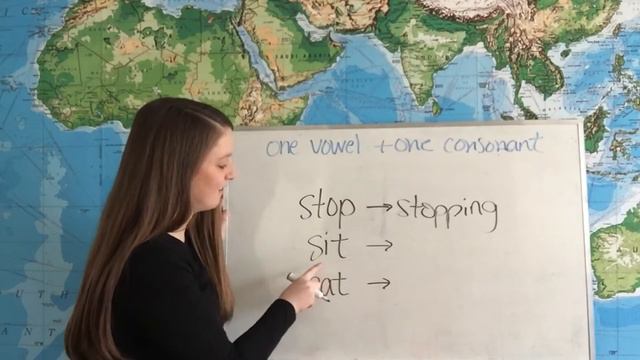 Present Progressive Spelling: One Consonant + One Vowel смотреть онлайн