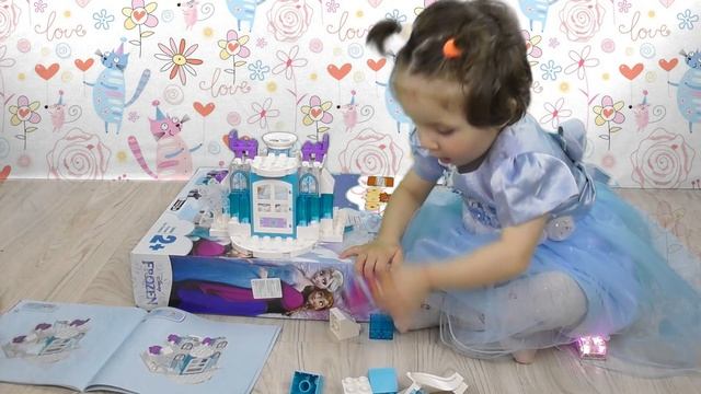 Настя собирает: лего. Холодное сердце. смотреть онлайн