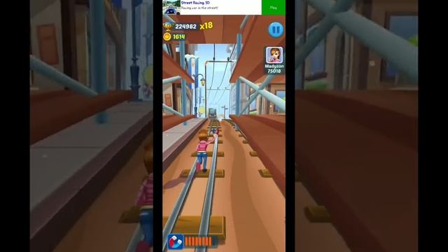 Subway Princess Runner Game : Forest 'or' Rail Run | Android/iOS Gameplay HD смотреть онлайн