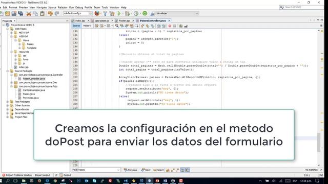 CRUD JAVA JSP SERVLETS JSTL AJAX BOOTSTRAP EN NETBEANS VIDEO 5 смотреть онлайн