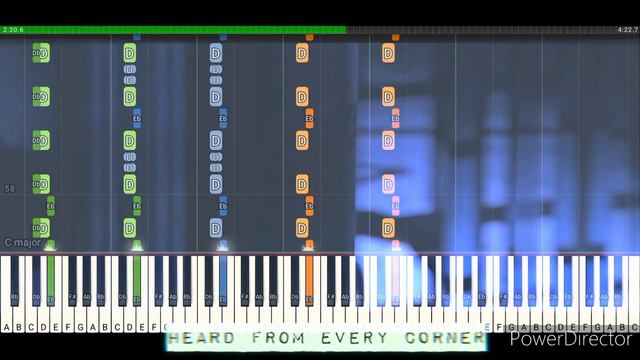 [FNAF SONG] Dheusta-The Ultimate Fright Piano Tutorial смотреть онлайн