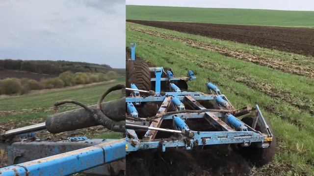 Культиватор LEMKEN Karat. Чудова робота по заросшому рихленню. #lemken #karat