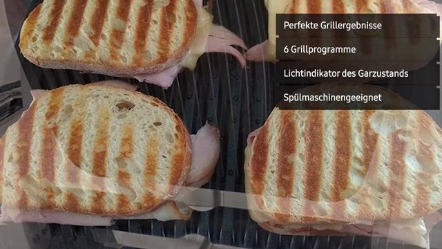 Kontaktgrill Tefal OptiGrill (GC705D ) | Deutsch смотреть онлайн